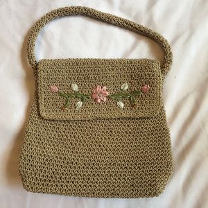 Amanda Smith, Hand woven floral purse